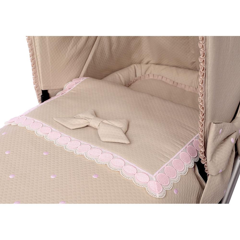 Colcha Capazo A Medida Carro Bebé 828 Camel By Nanetes - Nanetes #